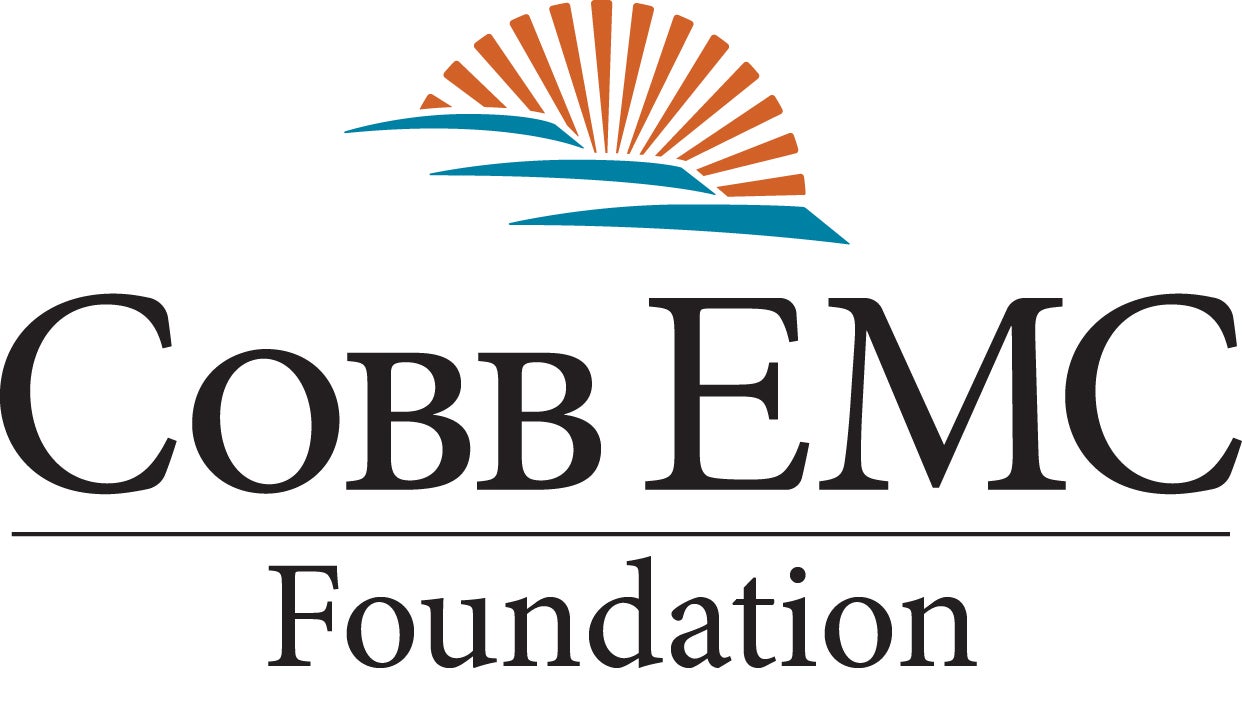 Cobb EMC Foundation blue and orange logo