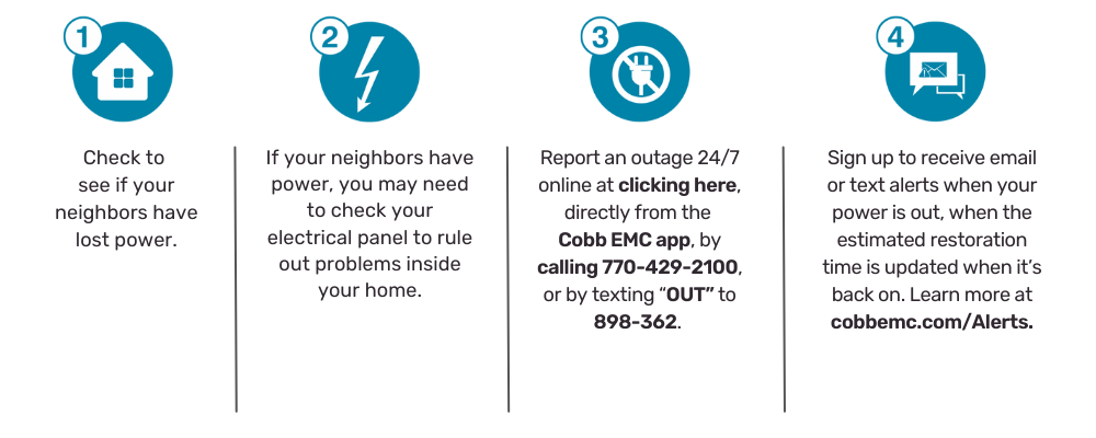 What to do if you lose power
